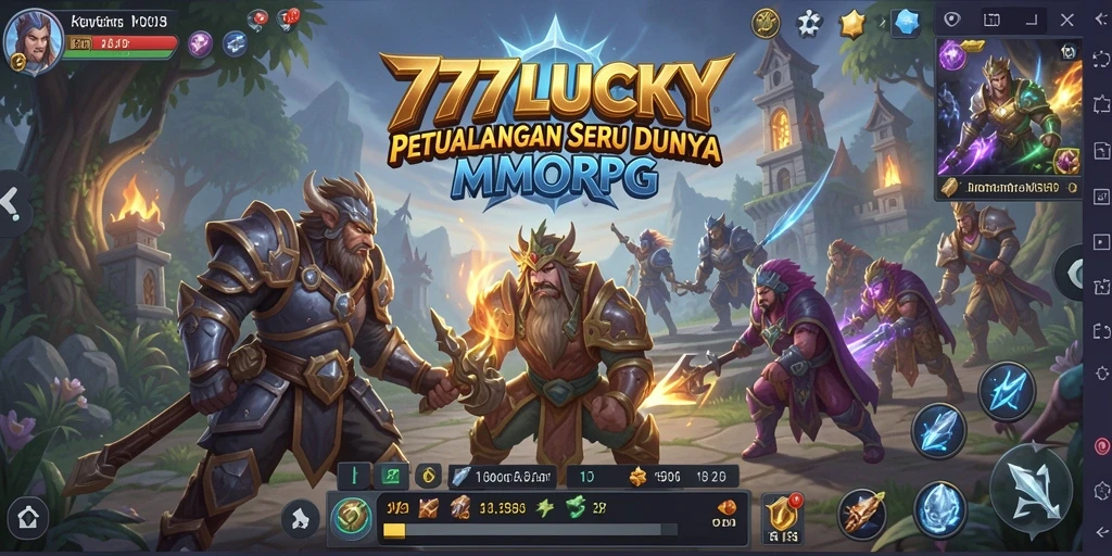 Tangkapan layar gameplay seru dari 777LUCKY dengan karakter yang beraksi.