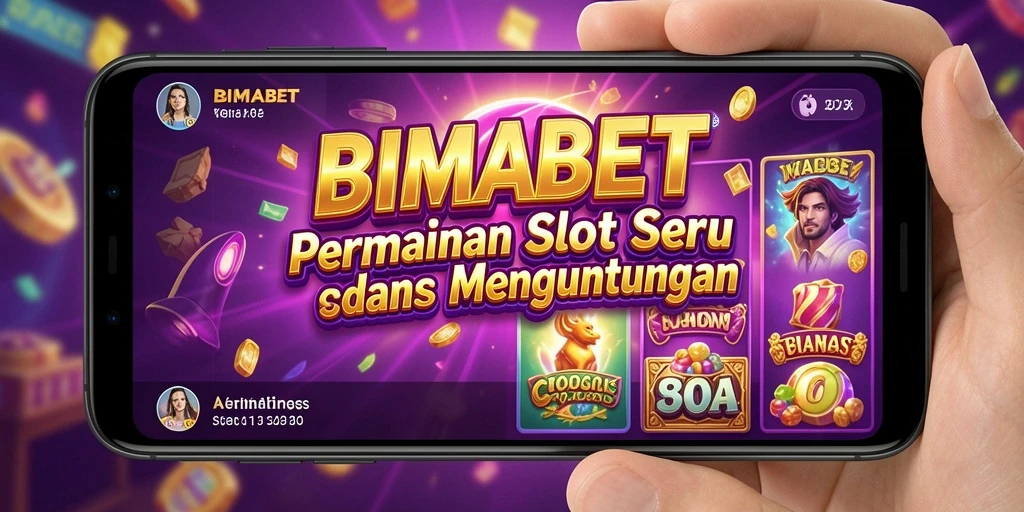 Screenshot gameplay <strong>BIMABET</strong> menampilkan mesin slot yang menarik dan interaktif.