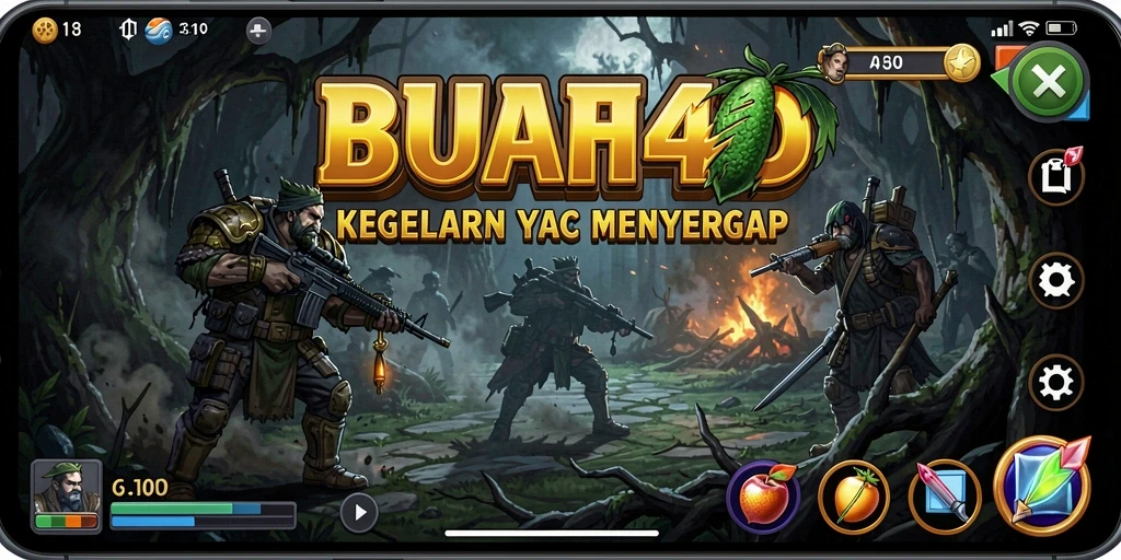 Screenshot menampilkan suasana menyeramkan dalam BUAH4D.