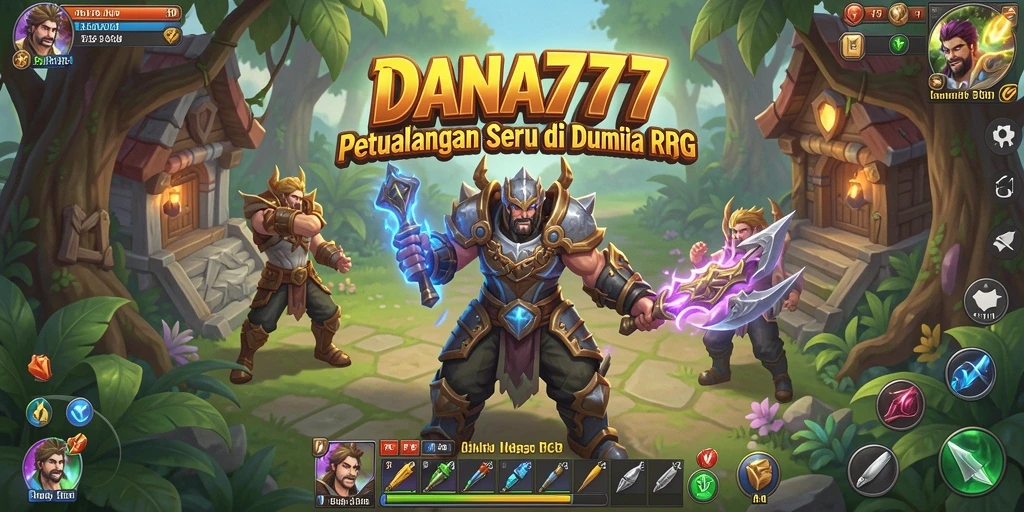 Screenshot gameplay DANA777 menampilkan pertarungan epik dengan grafik menawan.