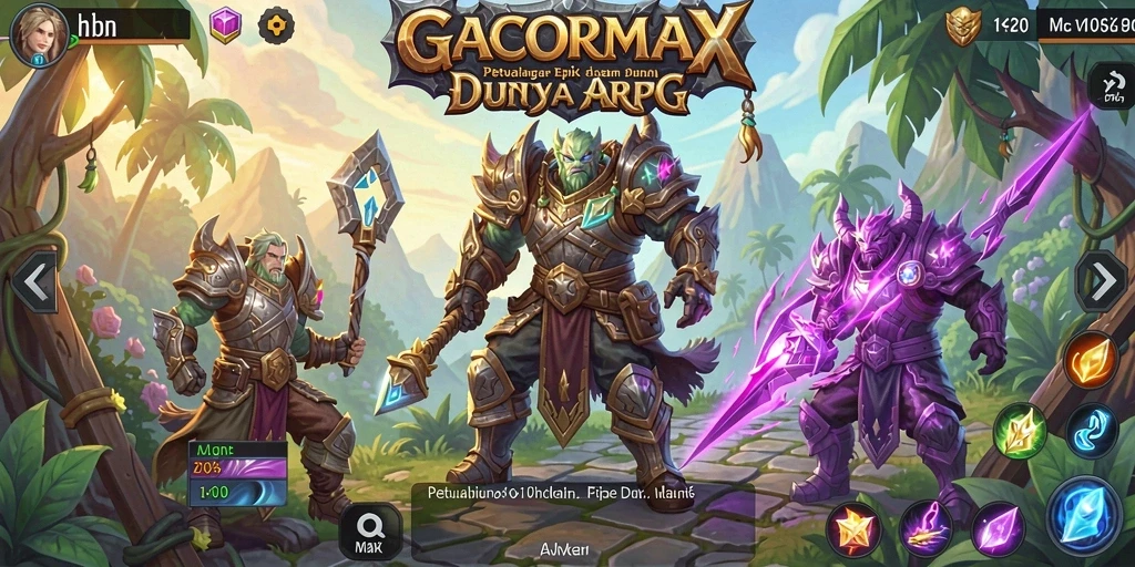 Gameplay menegangkan dalam dunia fantastis GACORMAX.