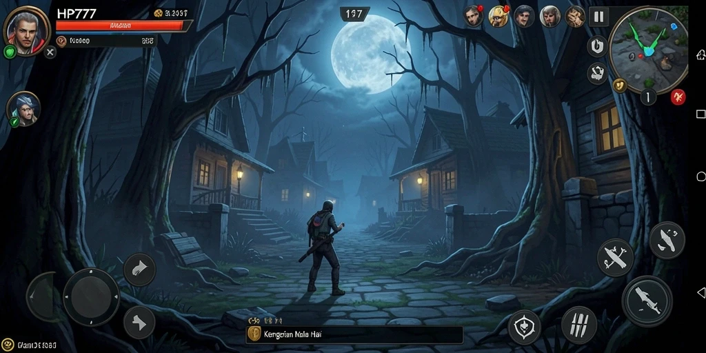 Gameplay HP777 yang menegangkan dan penuh kengerian.