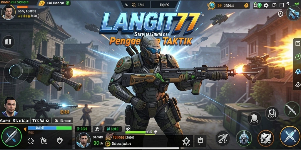 Tampilan gameplay menarik dari LANGIT77 dengan aksi strategi yang intens.