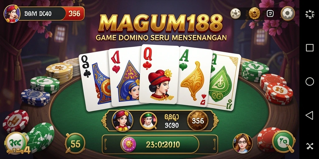 Tampilan gameplay MAGNUM188 yang menarik untuk penggemar Domino.