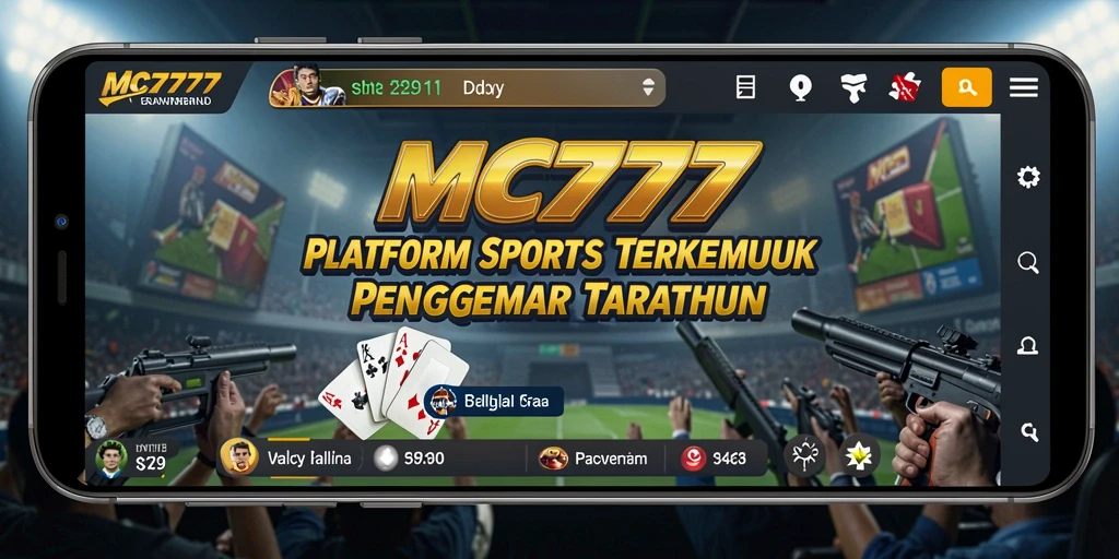 Tampilan lengkap dari gameplay menarik di MC777 Sportsbook.