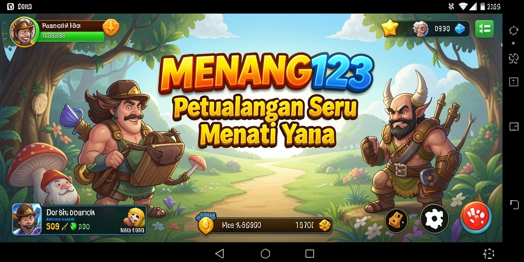 Tampilan gameplay MENANG123 yang seru dan mendebarkan.