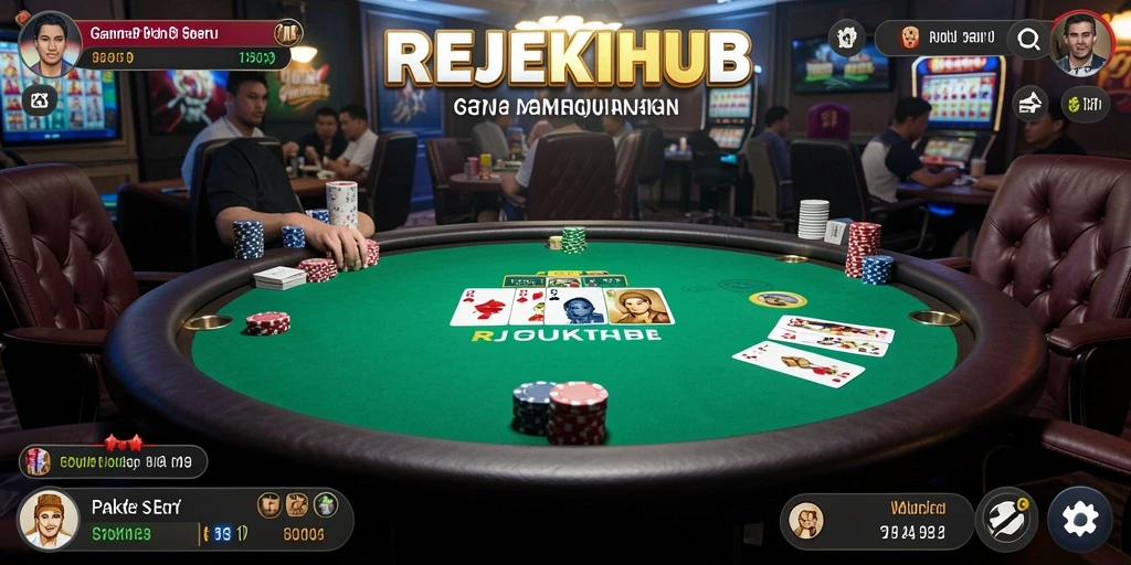 Tampilan gameplay seru dan dinamis di REJEKIHUB.