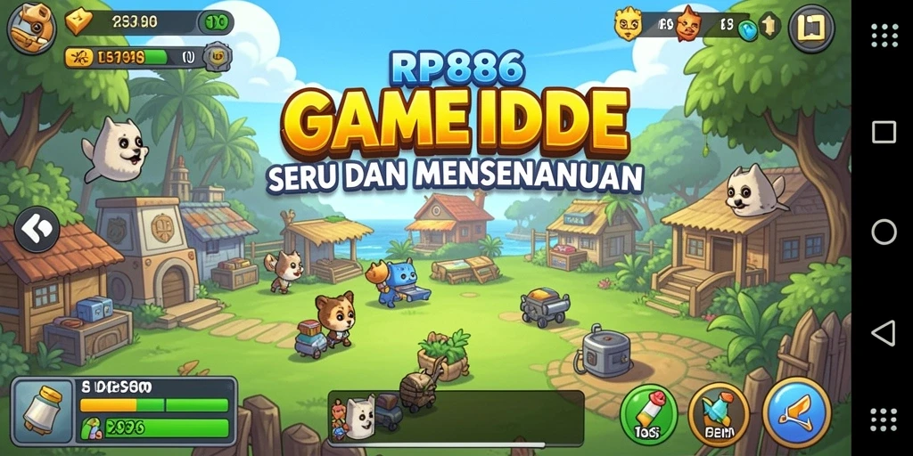 Tampilan gameplay RP886 yang seru dan mengasyikkan.