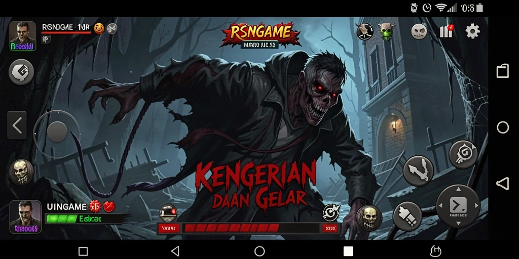 Screenshot RSNGAME menampilkan momen menegangkan di tengah kegelapan.