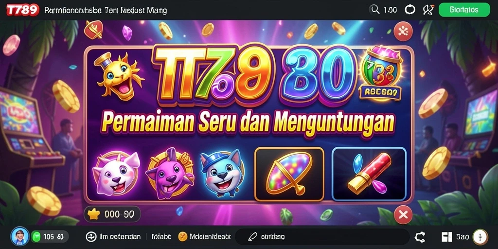 Tampilan gameplay menarik dari slot TT789 dengan berbagai tema.