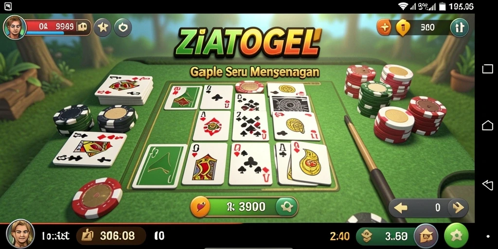 Tampilan gameplay seru dan interaktif dari ZIATOGEL.