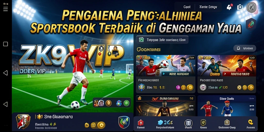 Tampilan utama ZK9VIP yang menawan dengan berbagai pilihan taruhan olahraga.
